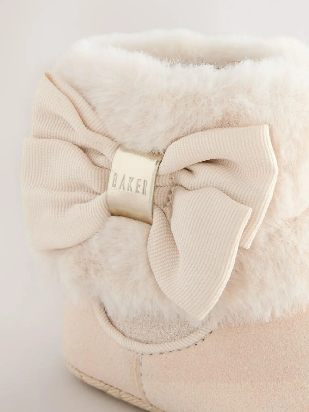 Baker by Ted Baker Baby Girls Faux Fur Trim Padders Boots^ Boots|Baby Boots