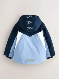 Clearance Baker by Ted Baker Blue Waterproof Padded Ski Coat