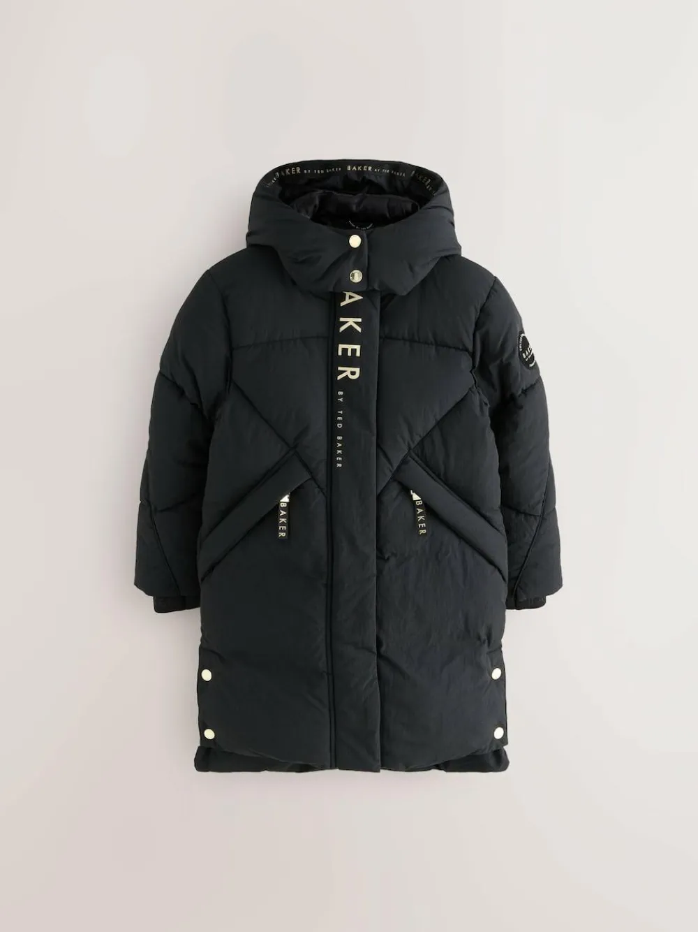 Baker by Ted Baker Girls Shower Resistant Longline Padded Coat^ Jackets & Coats|Snowsuits & Coats