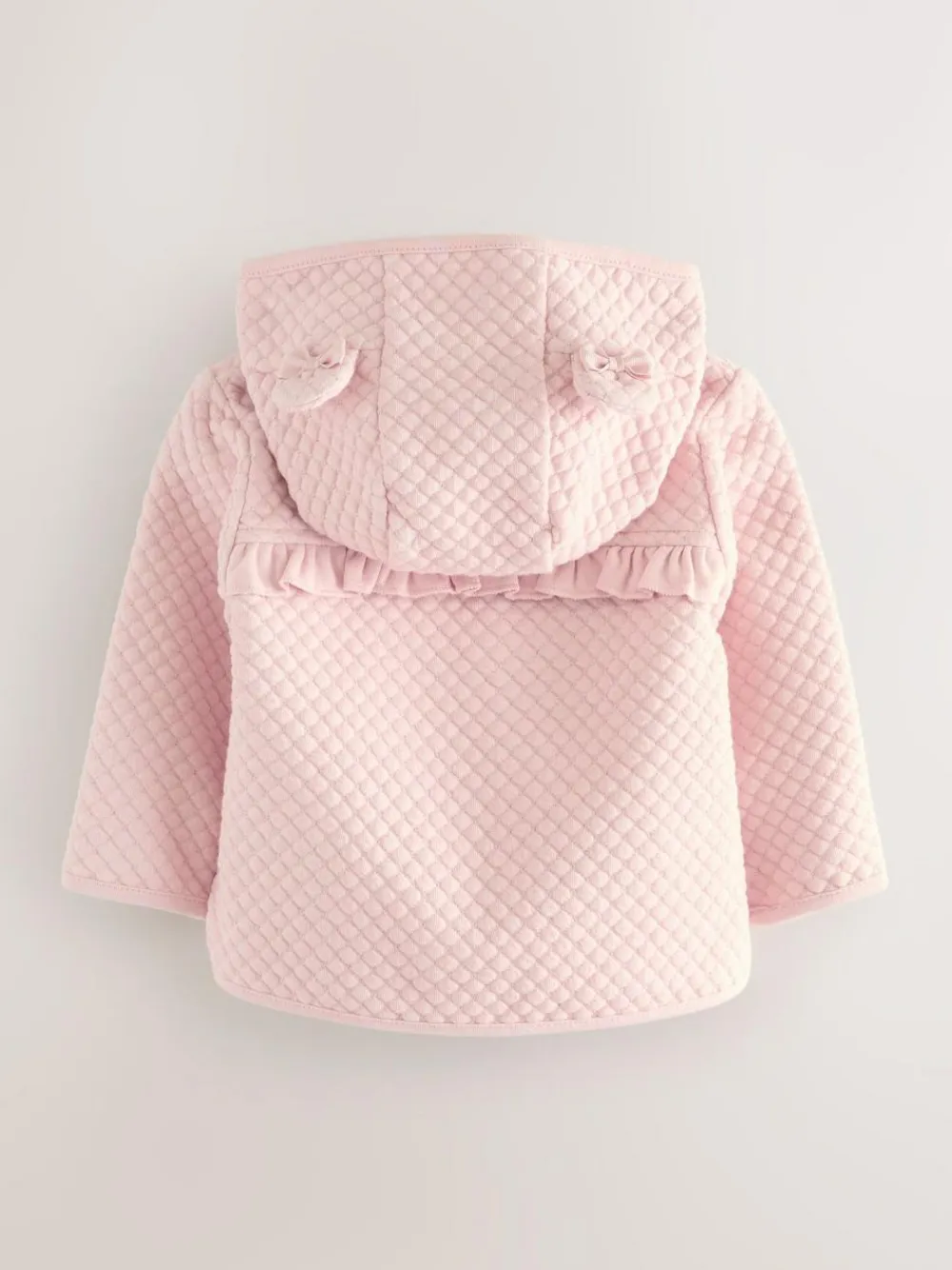 Discount Baker by Ted Baker Lurex Quilted Hooded Jacket Pink