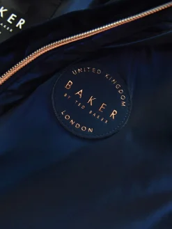 Baker by Ted Baker Shower Resistant Bow Frill Raincoat^ Jackets & Coats|Snowsuits & Coats