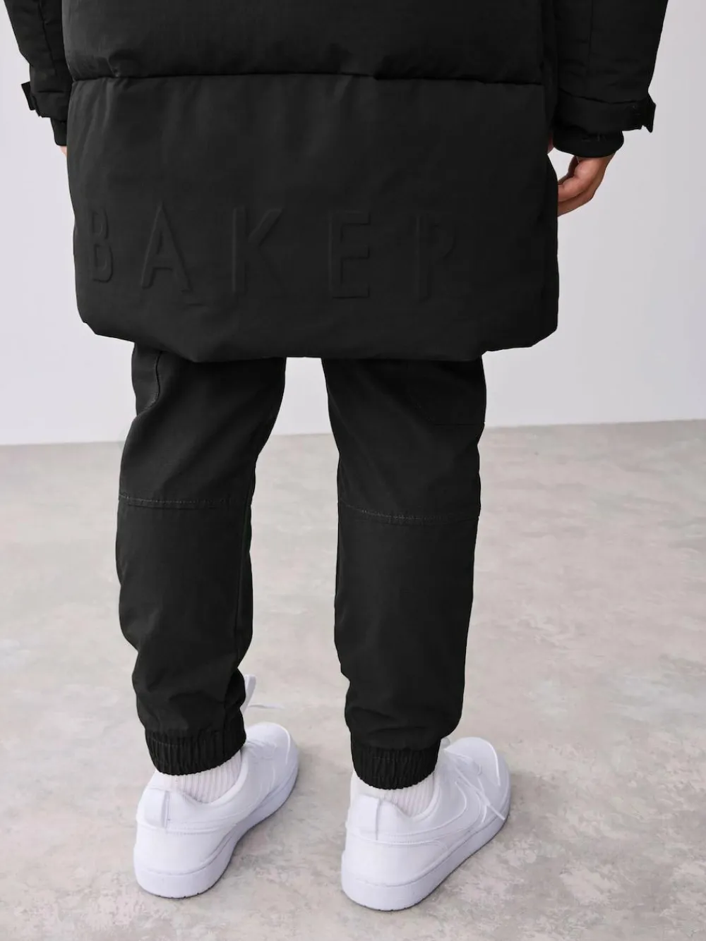 Hot Baker by Ted Baker Shower Resistant Longline Padded Coat Black