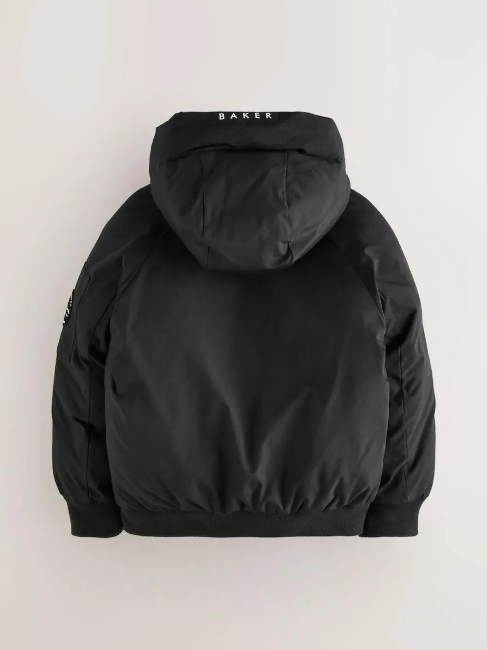 Hot Baker by Ted Baker Shower Resistant Padded Bomber Black Coat