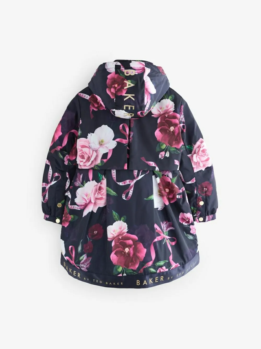 Baker by Ted Baker Shower Resistant Branded Hem Raincoat^ Jackets & Coats|Snowsuits & Coats
