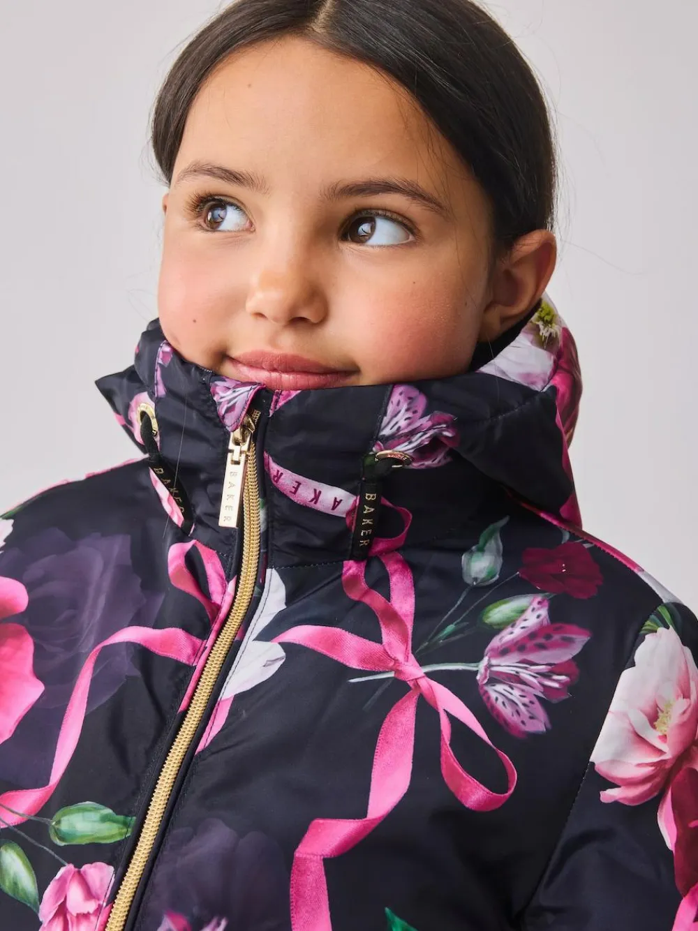 Baker by Ted Baker Shower Resistant Branded Hem Raincoat^ Jackets & Coats|Snowsuits & Coats