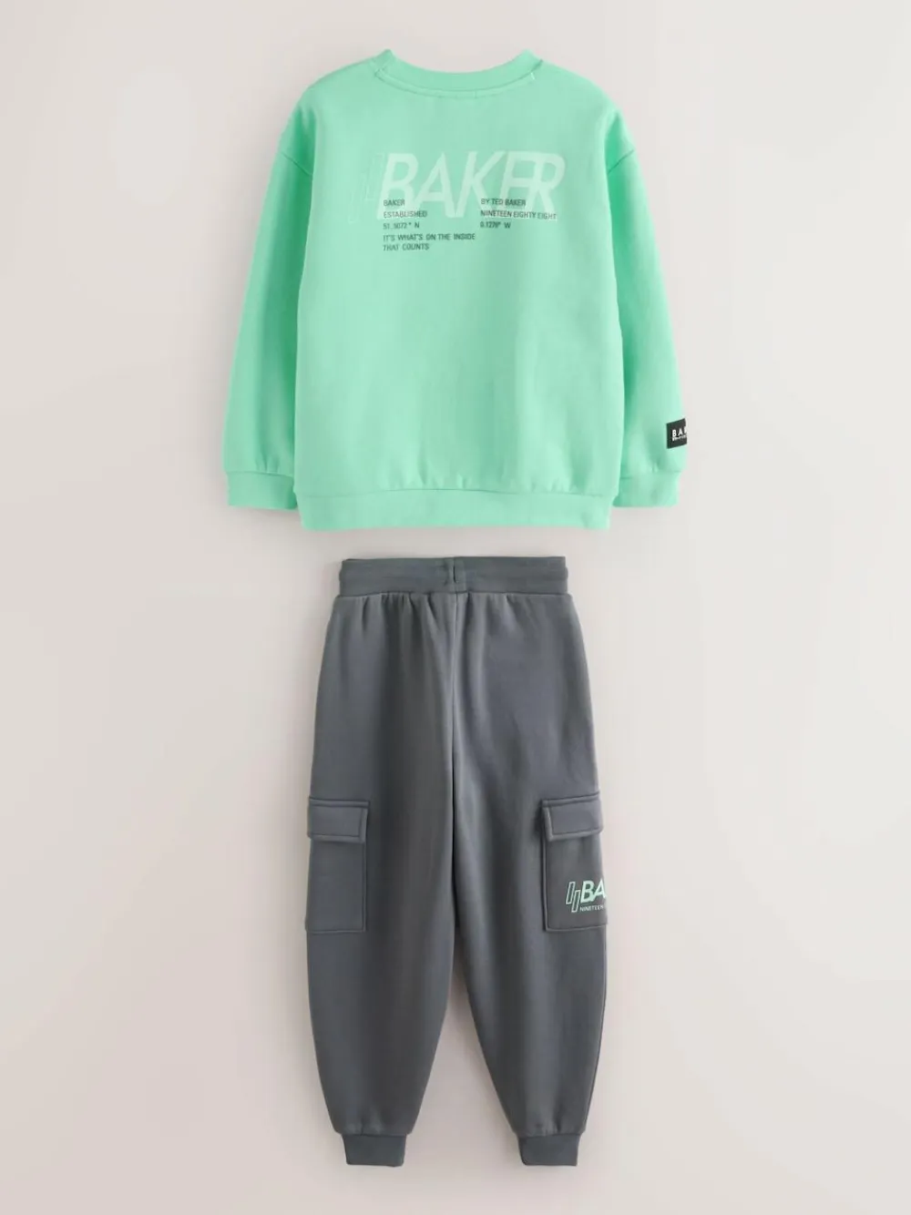 Baker by Ted Baker Sweatshirt and Cargo Joggers Set^BOY Sweatshirts & Hoodies|Sweat Pants