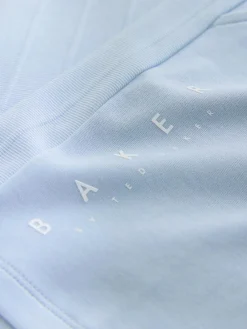 Sale Baker by Ted Baker Textured Polo Shirt and Shorts Set Blue