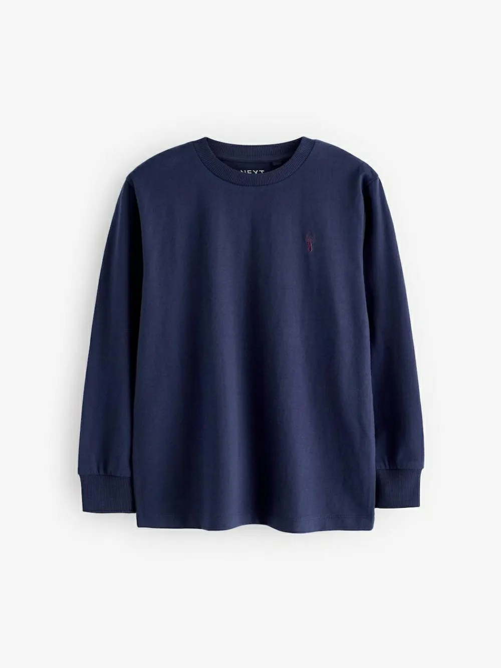 Next Stag Logo Long Sleeve Cosy T-Shirts 4 Pack (3-16yrs)^BOY Tops|T-Shirts