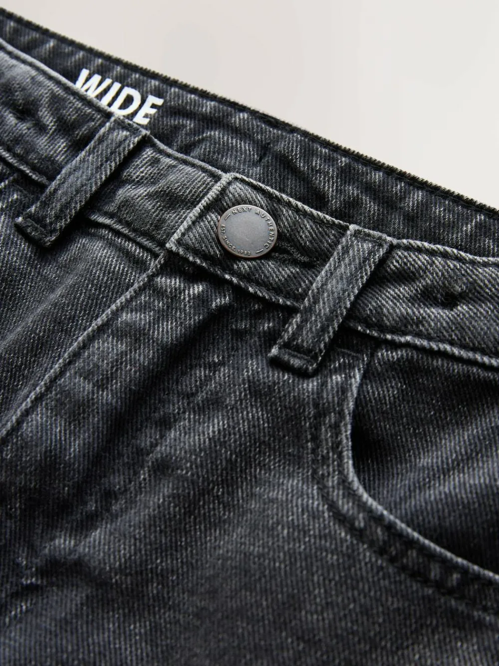 Best Next Black 100% Cotton Denim Multipocket Cargo Jeans (3-16yrs)