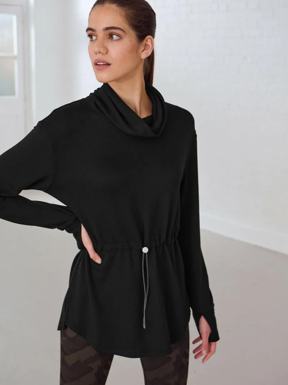 Next Active Cowl Neck Sweat Top^Women Hoodies & Sweatshirts