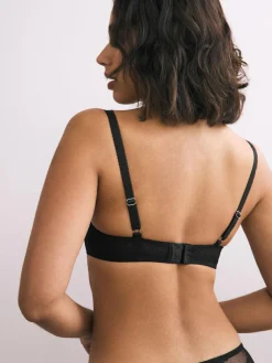 Online Next A-DD Push-Up Triple Boost Plunge Bra Black