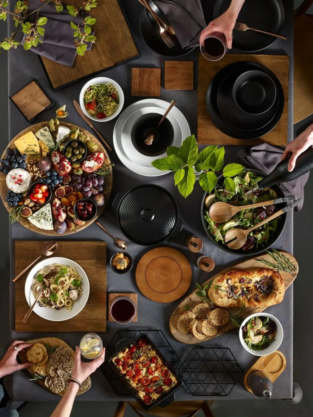 Next Bronx 12 Piece Dinner Set^ Dinner Sets & Pasta Bowls