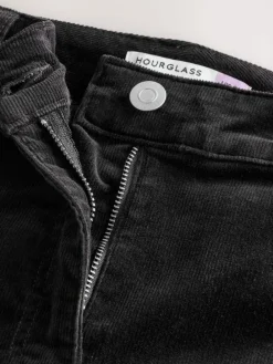 Discount Next Corduroy Bootcut Hourglass Trousers Black