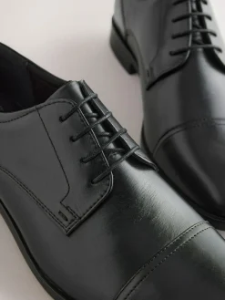 Online Next Derby Toe Cap Shoes Black