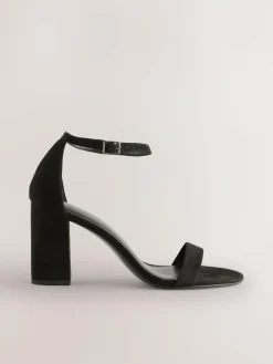 Next Extra Wide Fit Block Heel Sandals^Women Heels