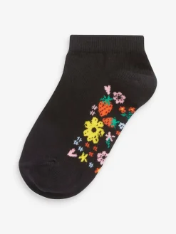 Next 5 Pack Cotton Rich Footbed Trainer Socks^ Tights|Socks & Tights