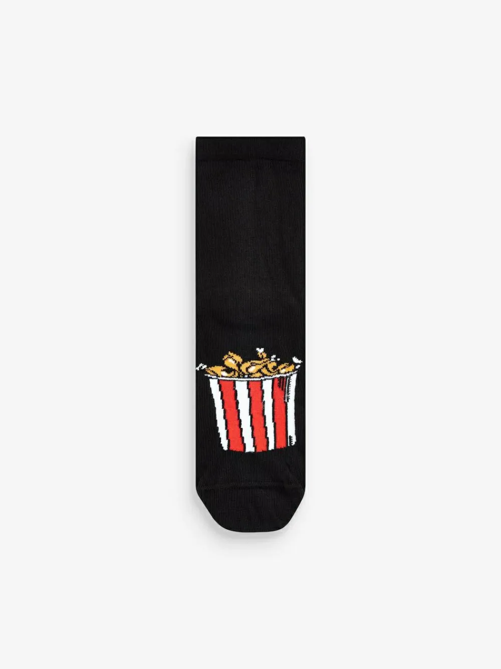 Discount Next Black Food Cotton Rich Socks 7 Pack