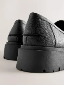 Best Next Forever Comfort Chunky Platform Tassel Loafers Black