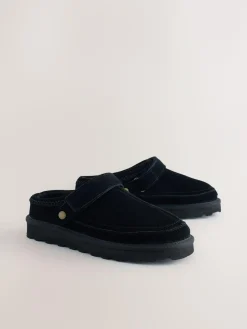 New Next Forever Comfort® Chunky Sole Footbed Clogs Black