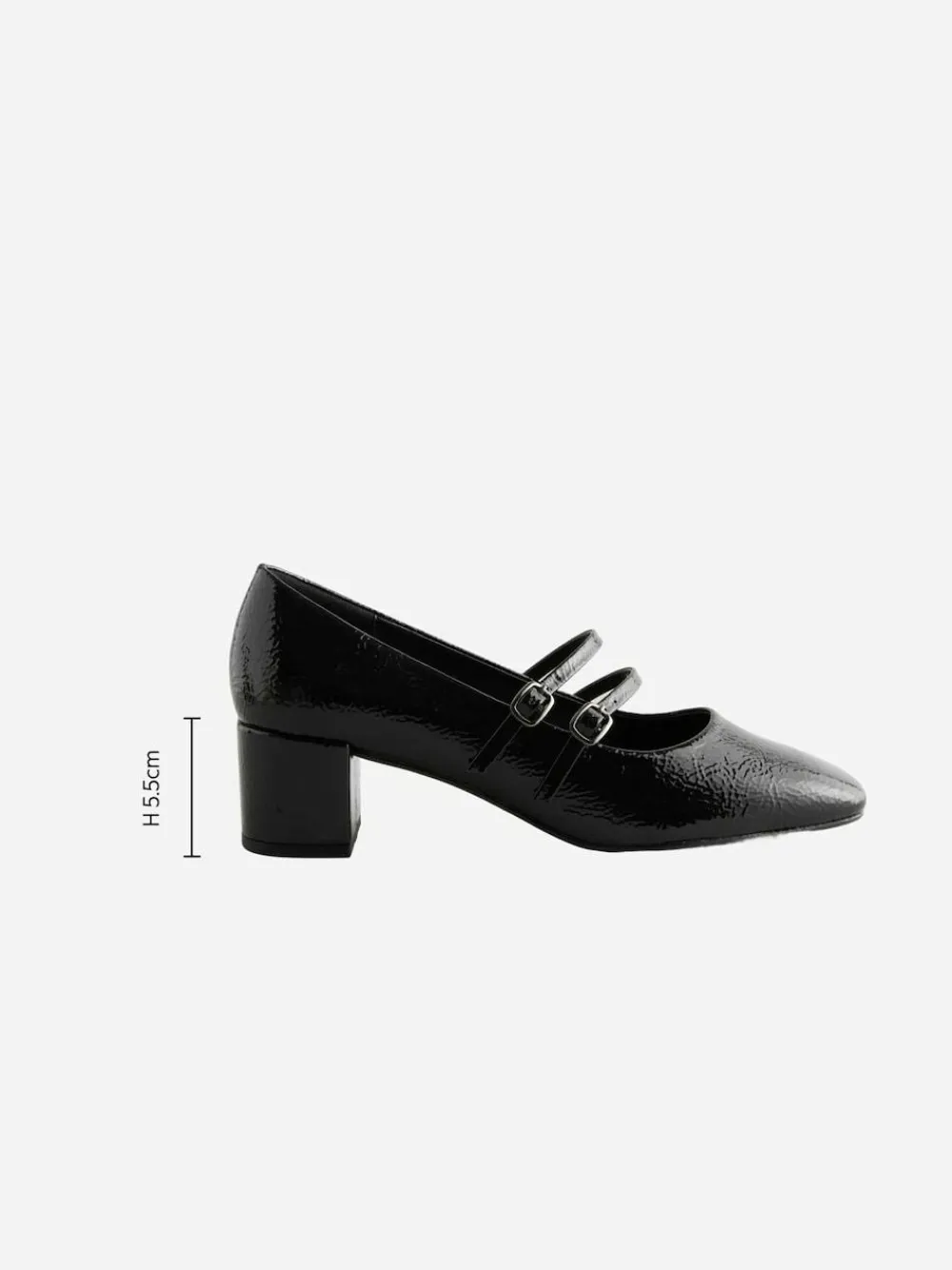 Next Forever Comfort® Round Toe Mary Jane Block Heels Black