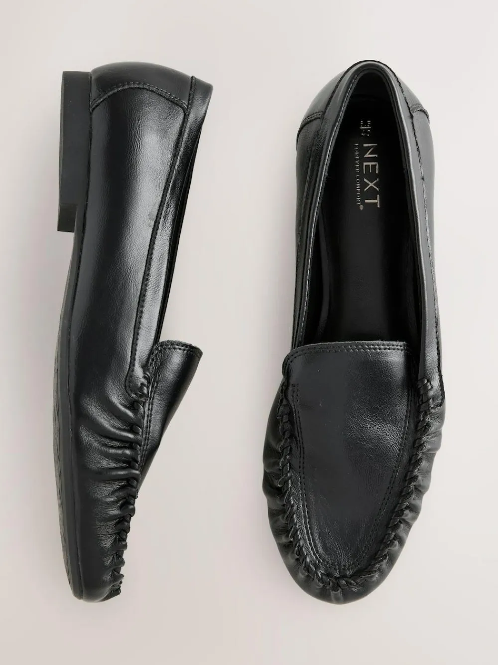 Next Forever Comfort® Soft Ruched Loafers^Women Flats