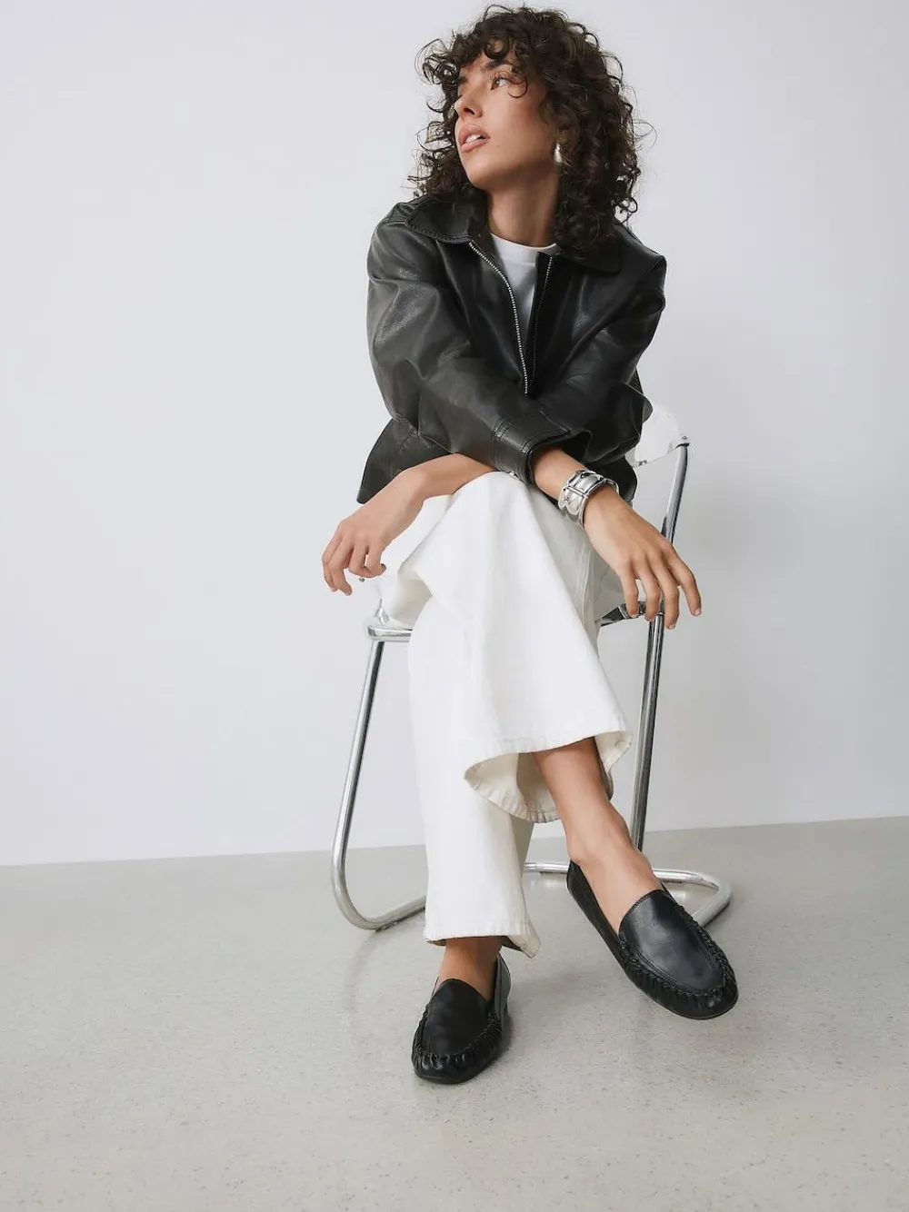 Next Forever Comfort® Soft Ruched Loafers^Women Flats