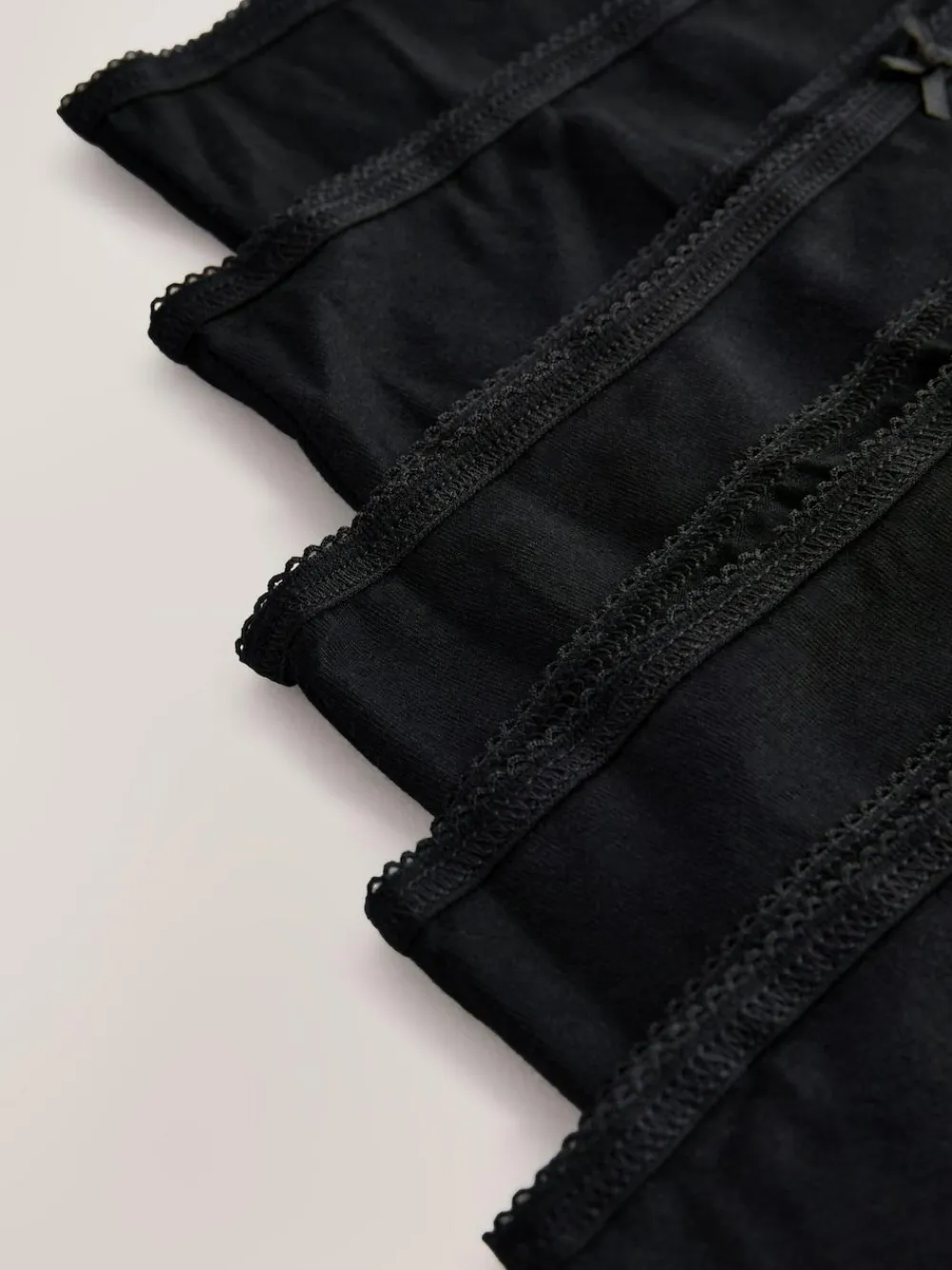 Next Black Full Brief Cotton Rich Knickers 5 Pack^Women Panties|All Lingerie