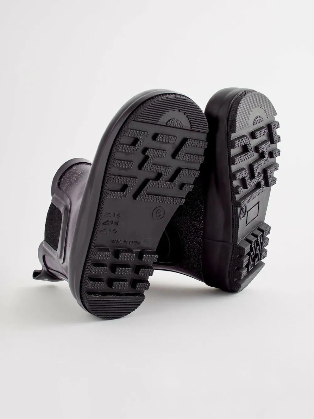 Next Black Glitter Chelsea Wellies^ Baby Winter Clothing|Boots