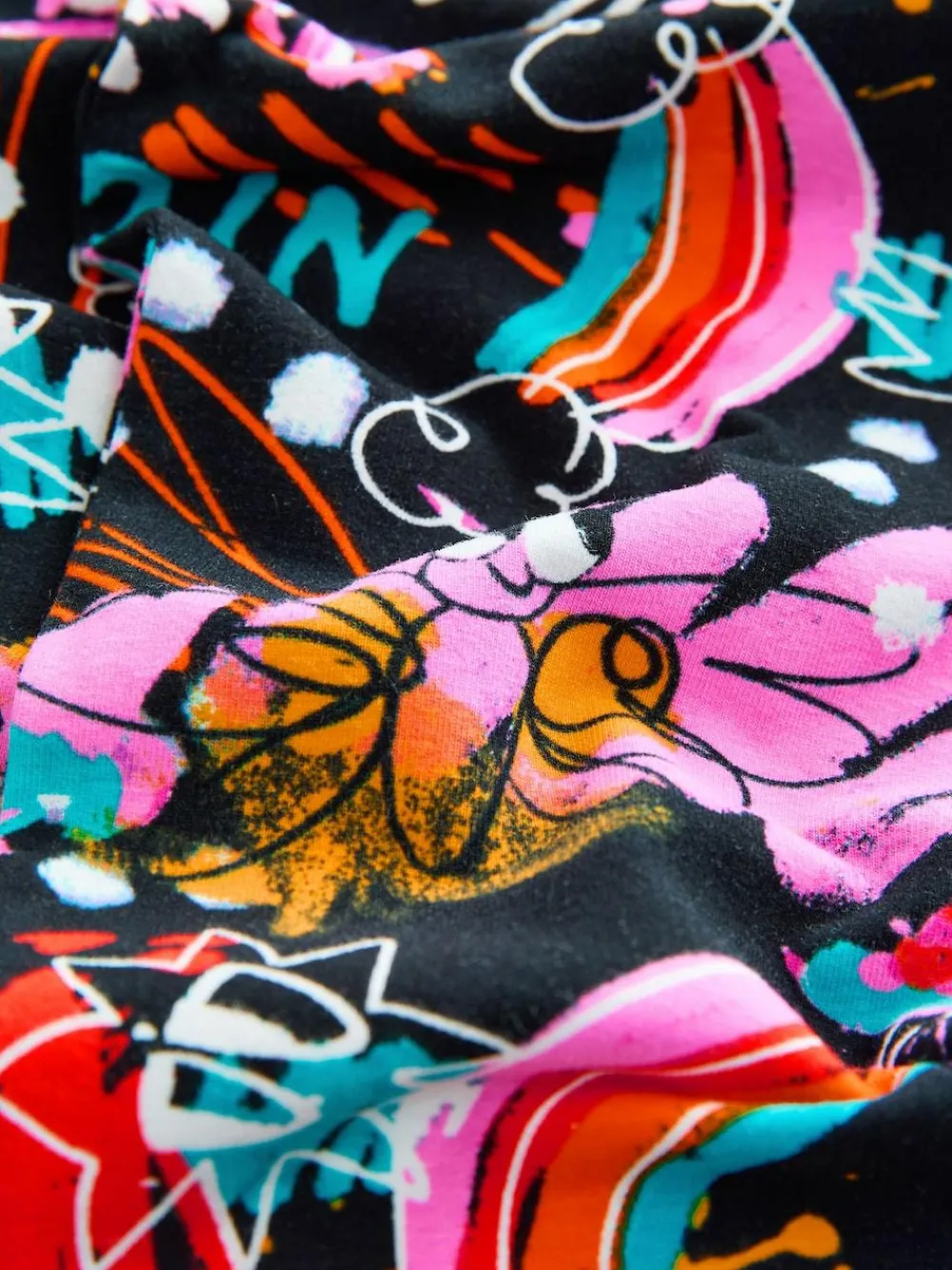 Next Black Graffiti Flare Leggings (3-16yrs)^ Pants & Leggings|Pants & Leggings