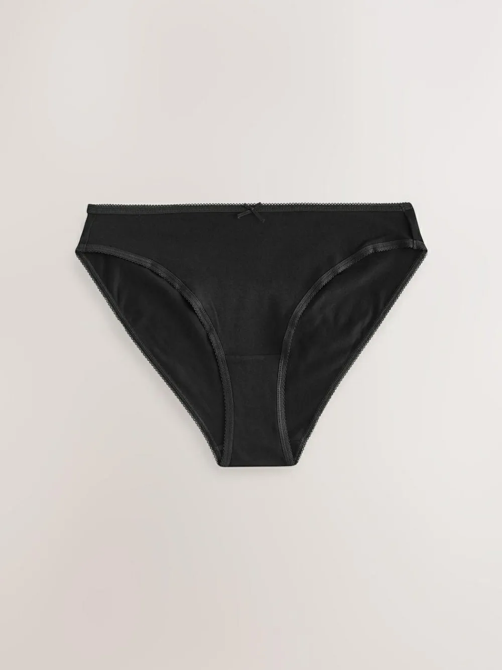 Hot Next Black High Leg Full Briefs Cotton Knickers 10 Pack