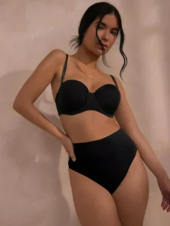 Next High Waist Brief Shaping Tummy Control Premium Cotton Blend Knickers^Women Shapewear