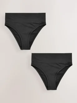 Next High Waist High Leg Ultimate Comfort Knickers 2 Pack^Women Panties