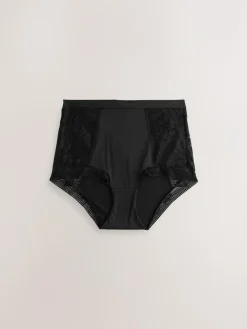 Next High Waist Lace & Microfibre Knickers 2 Pack^Women All Lingerie|Panties