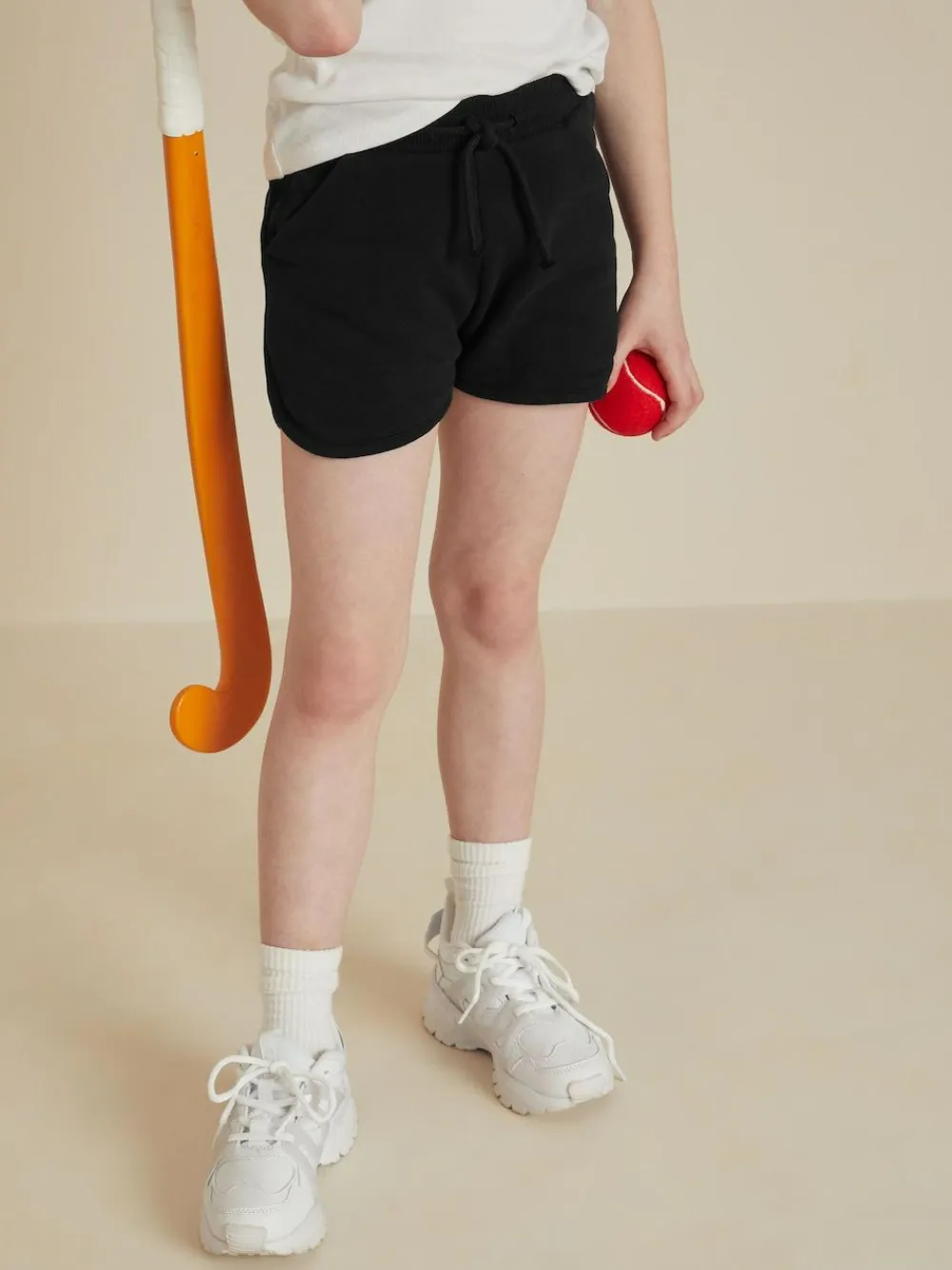 Hot Next Jersey Shorts (3-16yrs) Black