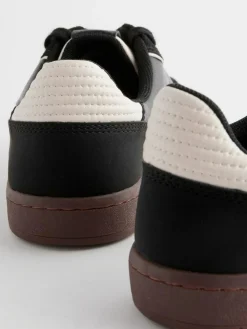 Next Black Lace-Up Trainers^Women Wide Fit & Extra Wide Fit|Sneakers