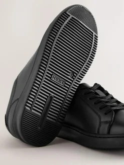 Next Black Leather Lace Up School Shoes^BOY Sneakers|School Shoes