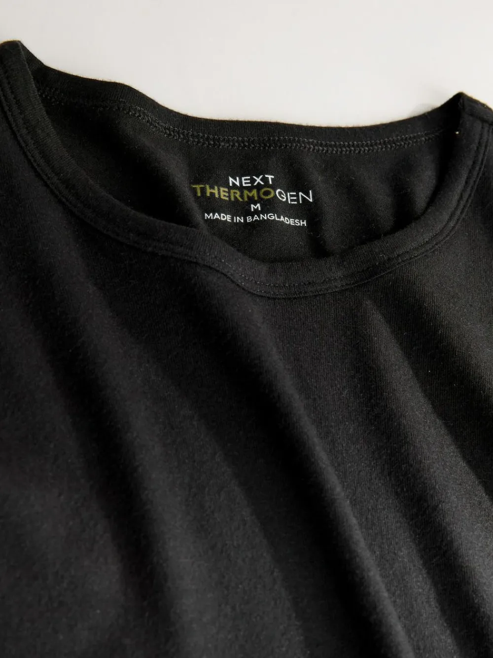 Next Black Lightweight Thermogen Long Sleeve T-Shirts 2 Pack^ Thermals|Underwear