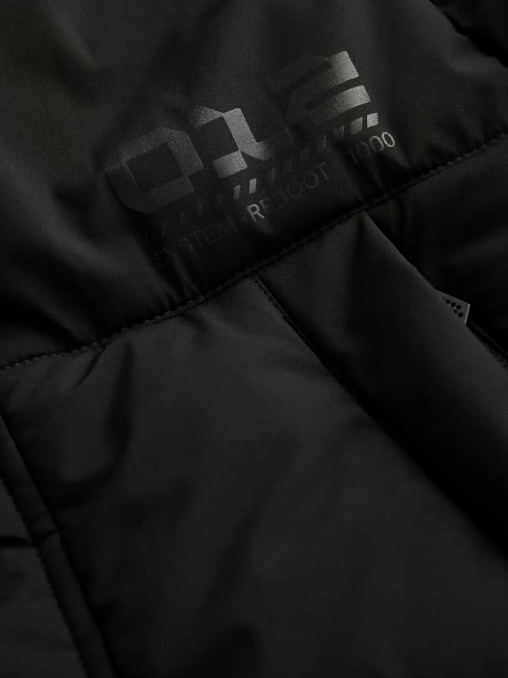 Next Black Longline Shower Resistant Padded Coat (3-17yrs)^BOY Coats & Jackets|Snowsuits & Coats