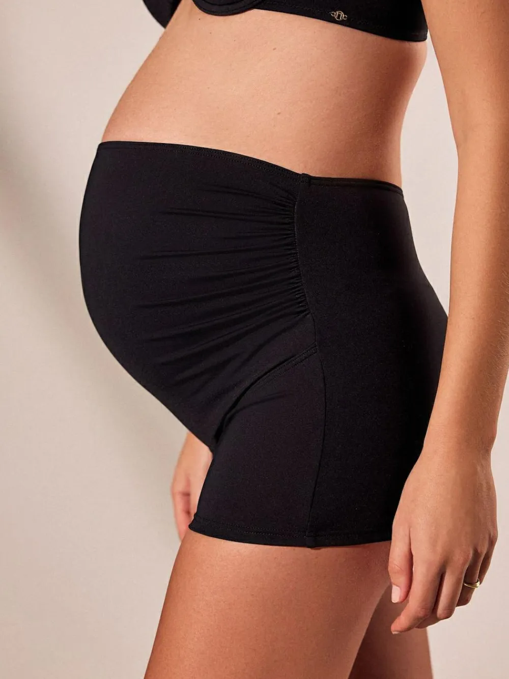 Next Black Maternity Over Bump Short Bikini Bottoms^Women Swimwear