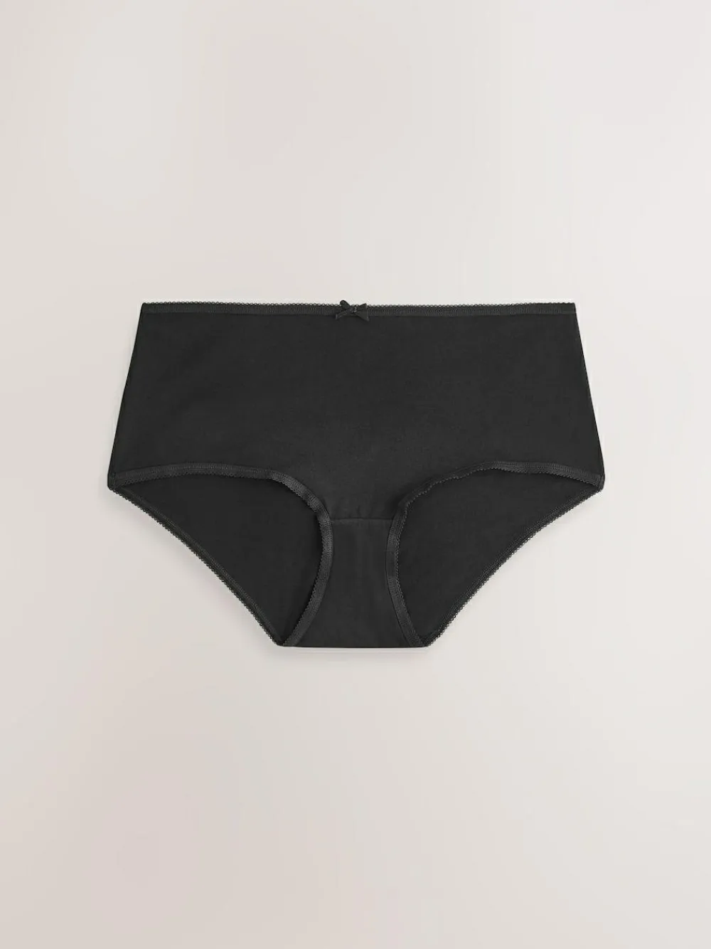 Next Black Midi Cotton Rich Knickers 5 Pack^Women Panties|All Lingerie