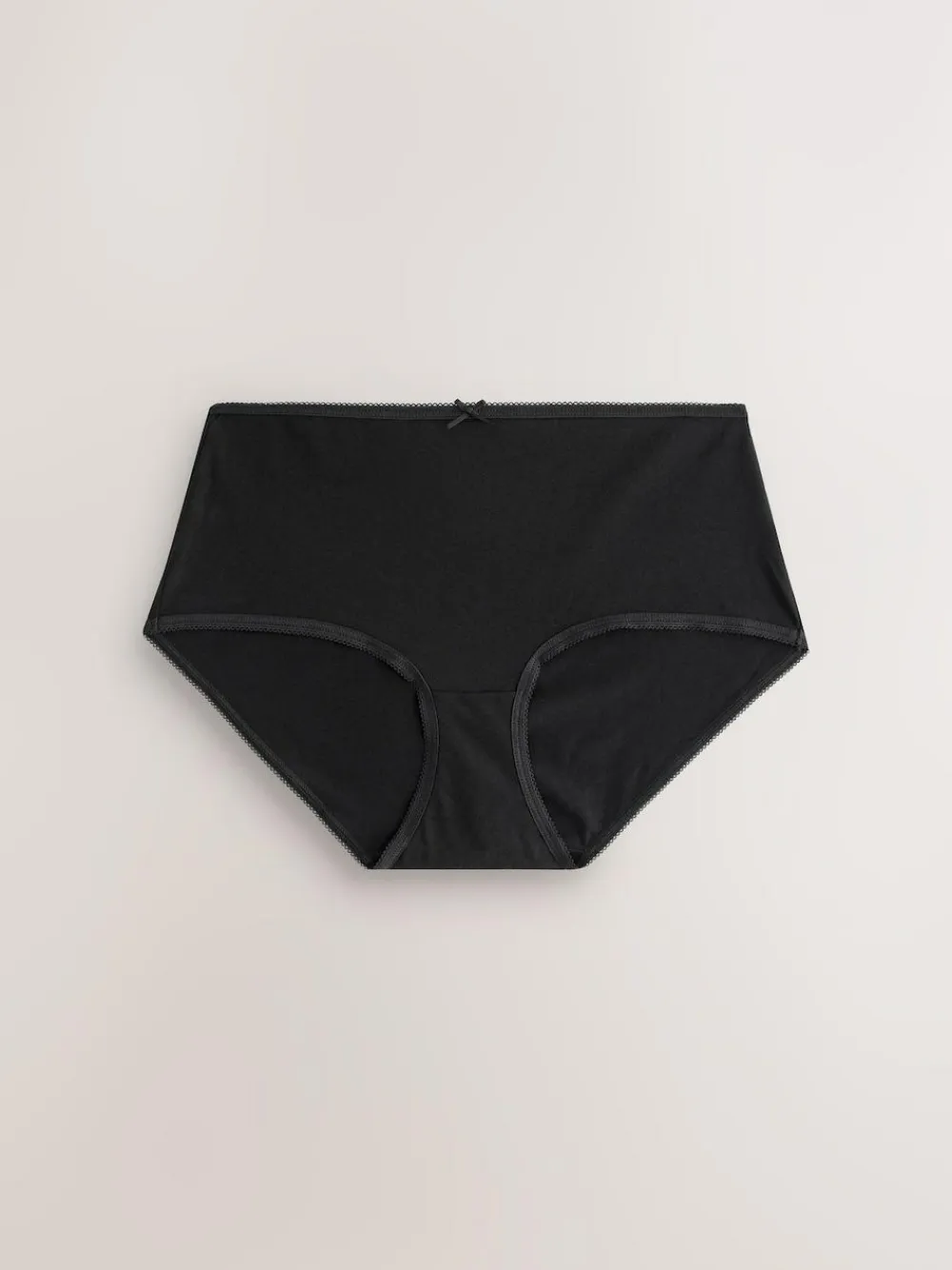 Next Black Midi Full Briefs Cotton Knickers 10 Pack^Women Panties|All Lingerie