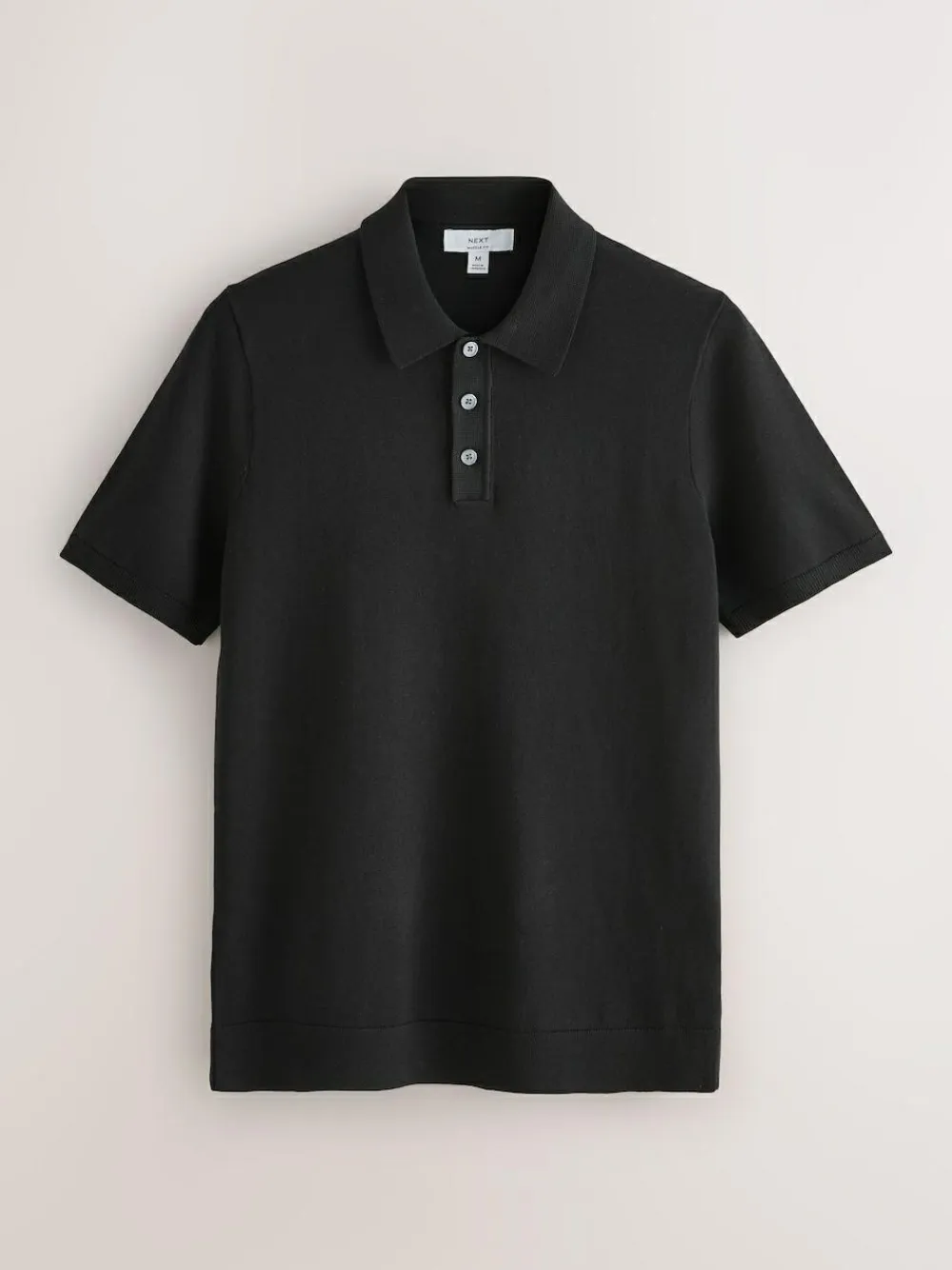Next Muscle Fit Cotton Rich Short Sleeve Knit Polo Shirt^ Tops & T-Shirts|Knitwear