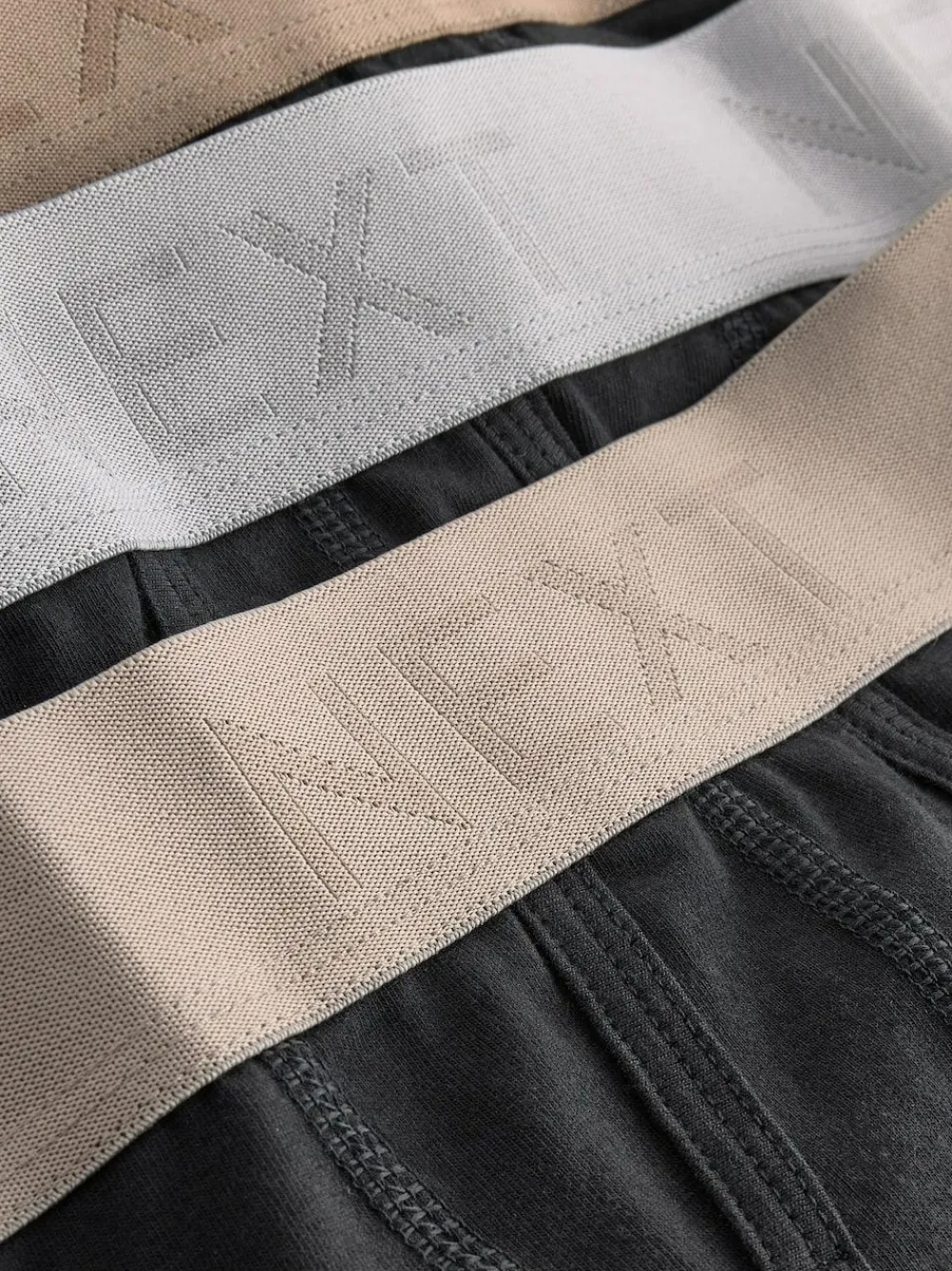 Hot Next Black Neutral Waistbands A-Front Boxers 10 Pack
