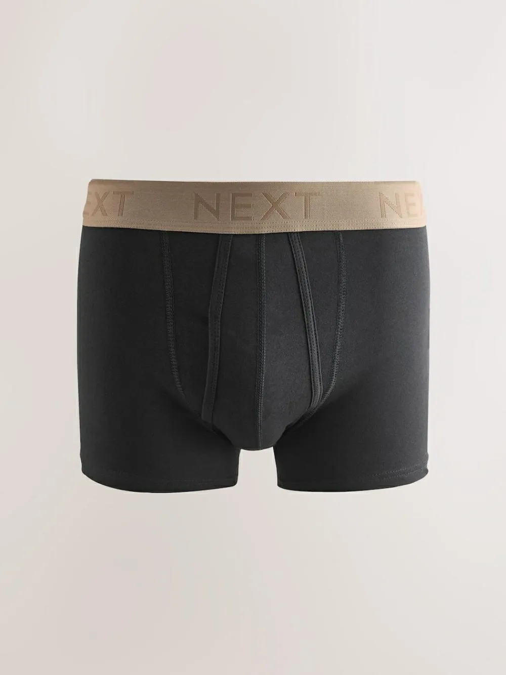 Hot Next Black Neutral Waistbands A-Front Boxers 10 Pack
