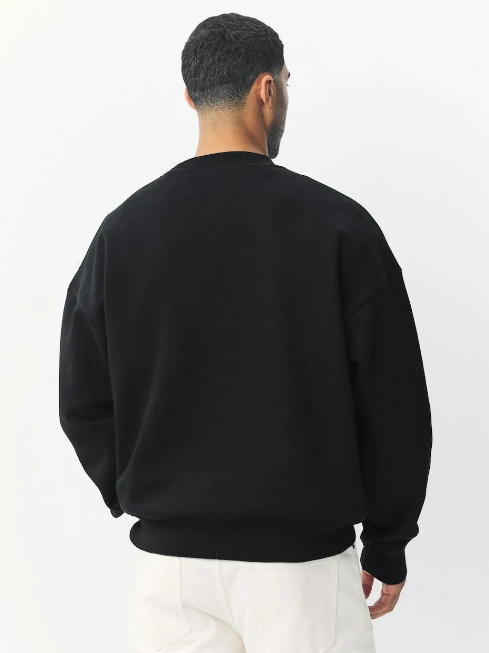 Next Oversized Heavyweight Cotton Rich Crew Neck Sweatshirt^ Sweatshirts & Hoodies|Sweatshirts & Hoodies