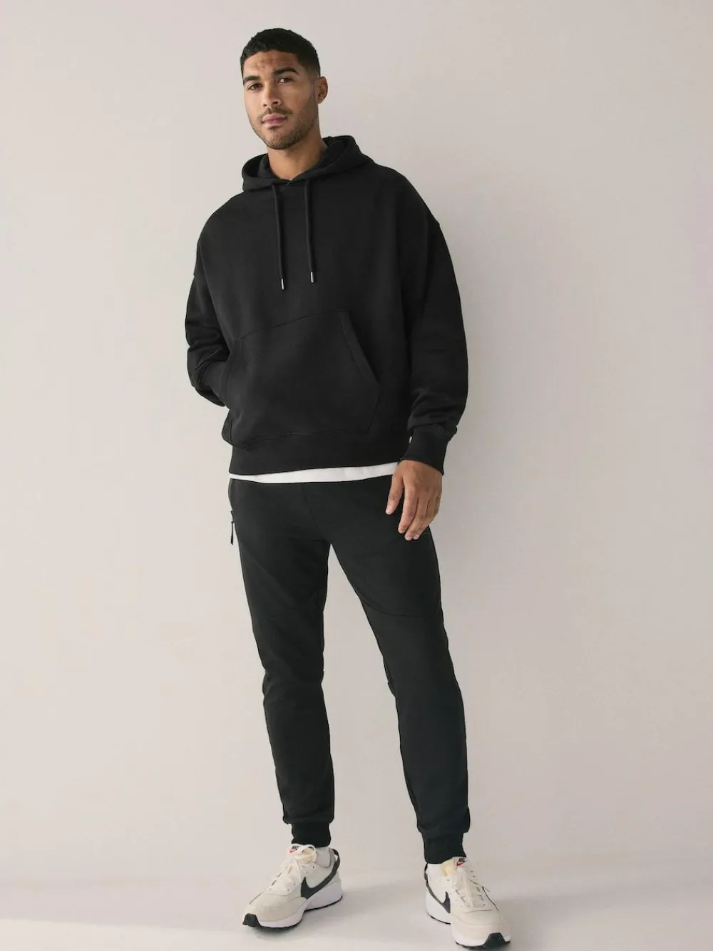 Next Oversized Heavyweight Cotton Rich Jersey Hoodie^ Nightwear|Sweatshirts & Hoodies