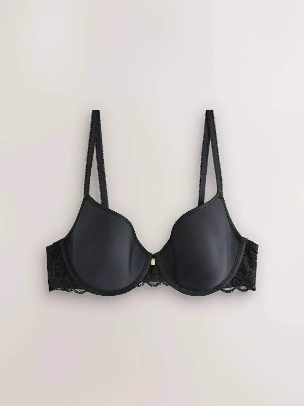 Outlet Next Pad Full Cup Premium Ultimate Comfort Lightweight Breathable T-Shirt Bra Black