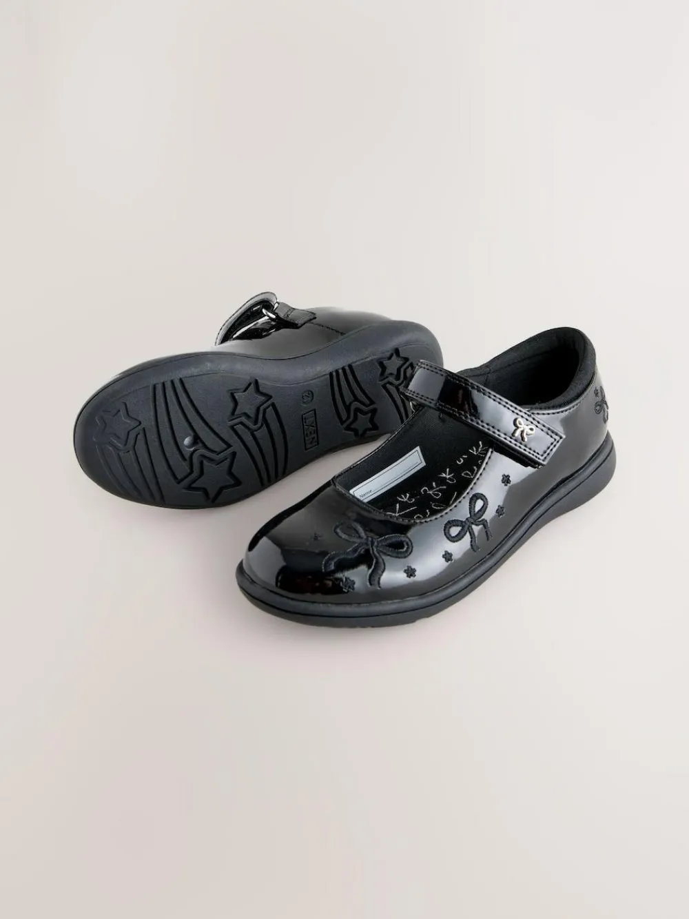 Sale Next Black Patent Bow Mary Jane School Shoes