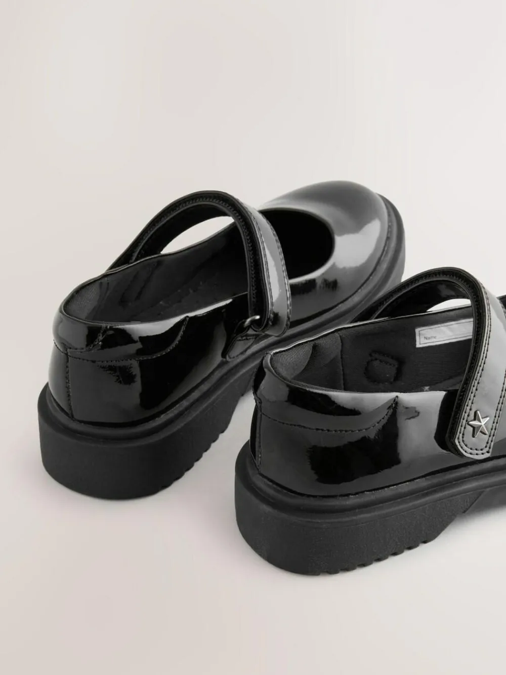 Best Next Black Patent Chunky Mary Jane School Shoes