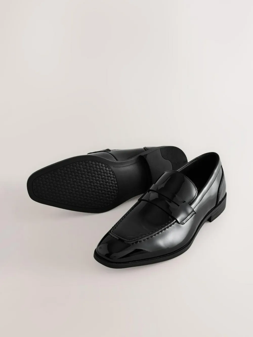 Next Black Patent Loafers^ Shoes